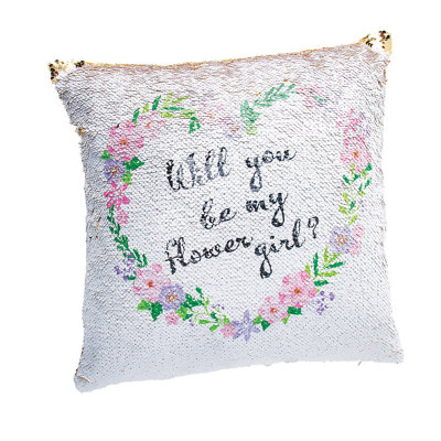 Sequined Throw Pillow