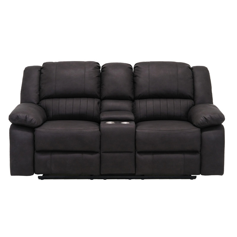 Causeuse inclinable noire