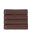 Kleiman Cotton Highly Absorbent Solid and Checkered Border Hand Towel Set-124136602