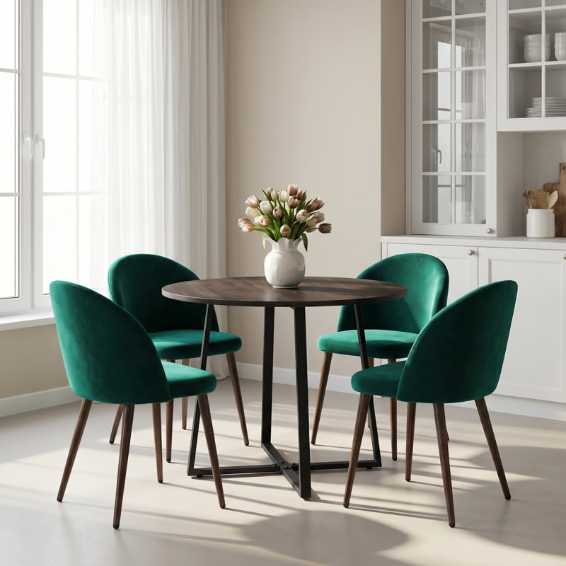 Ensemble repas 35,4 po Loralea, Beige, Espresso