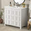 Rangement pour meuble-lavabo 36 po avec lavabo en céramique-410786214