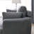 Parkview sofa couch, Swivel Accent Barrel Sofa Lounge Club Big Round Chair with Storage Ottoman,sofas,couches-1241233686