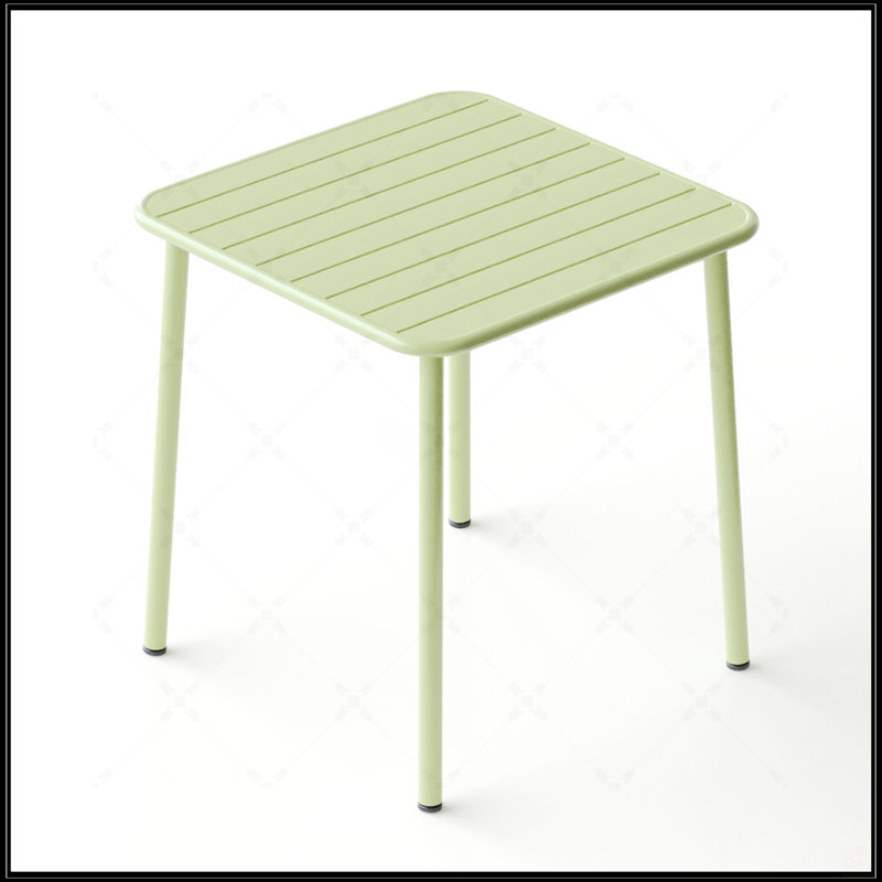 Table carrée, Vert antique
