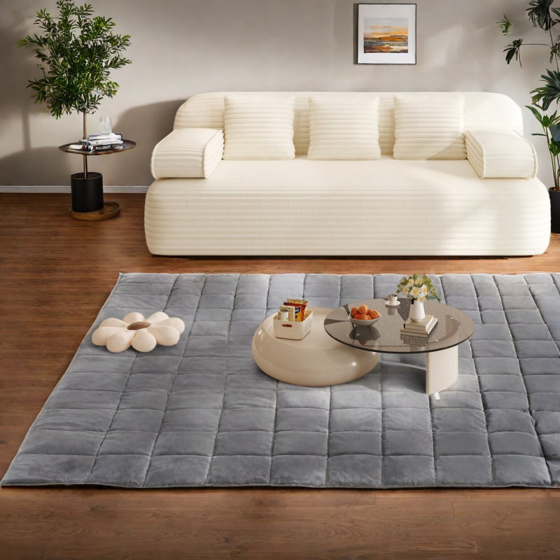 Canapés convertibles compacts, velours côtelé moelleux pour les appartements modernes