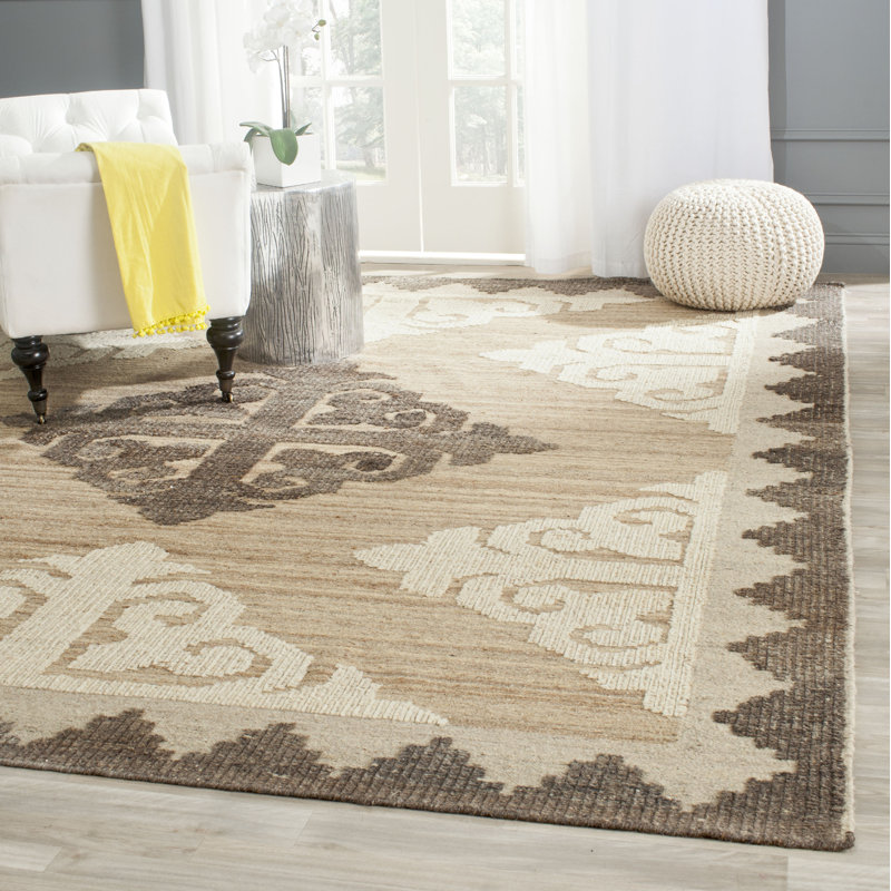 Faust Moroccan Wool Hand Woven Area Rug, Rectangle 243 x 304cm