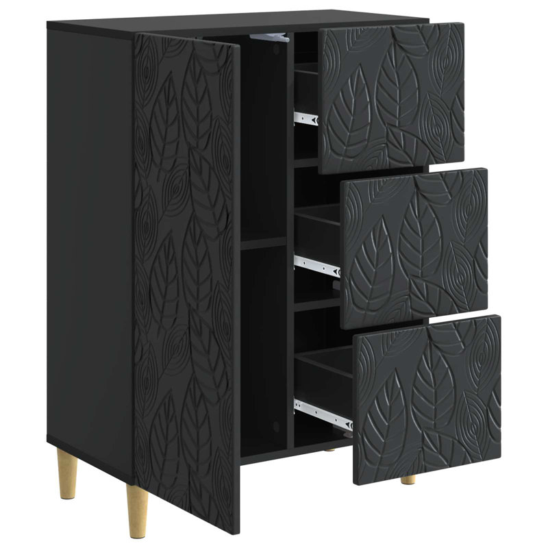 66cm Sideboard, Black