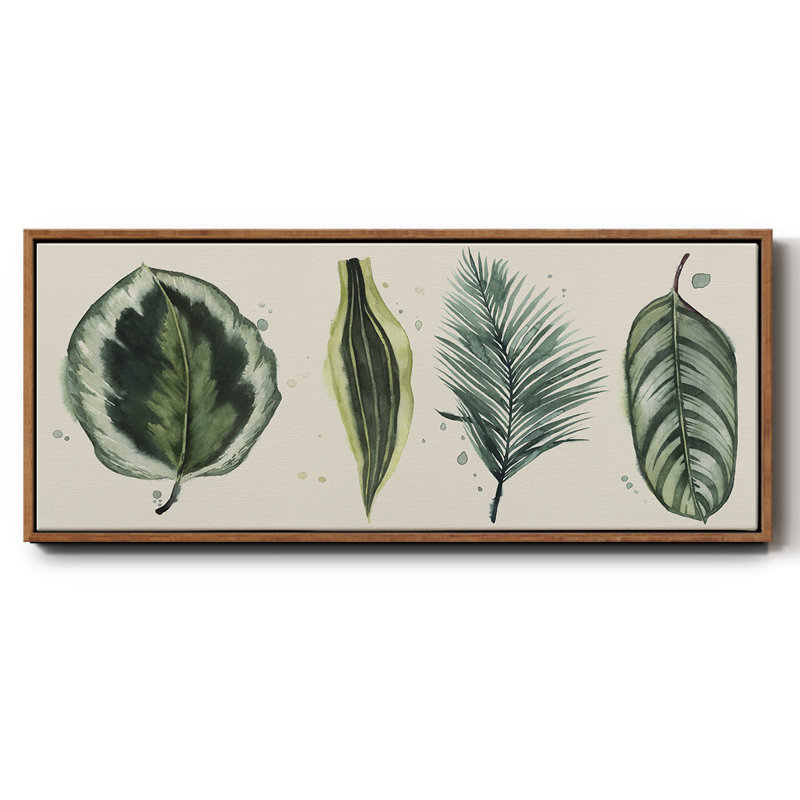 Palm Line- Framed Canvas