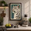 Snow Leopard Study Modern - Wrapped Canvas-707043140-707043138