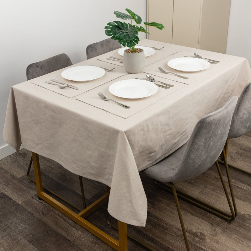 Nappe Burzell, 70 po x 52 po, gris