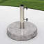 Base de parasol en pierre de granit robuste Nele 42 lb
