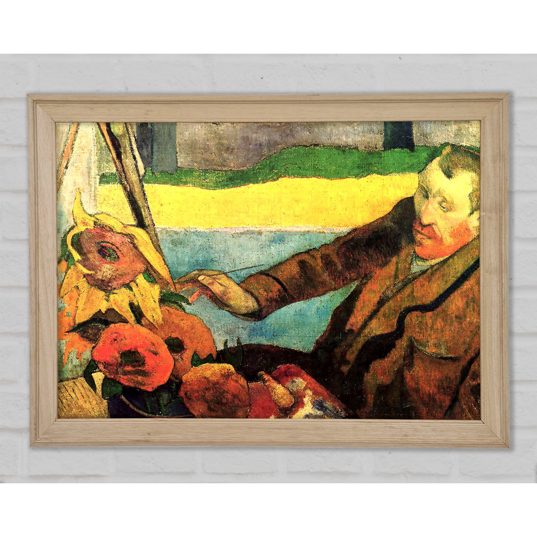 Gemälde Sonnenblumen von Van Gogh - Einzelner Bilderrahmen Kunstdrucke