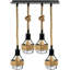 4 - Light Black Kitchen Island Pendant