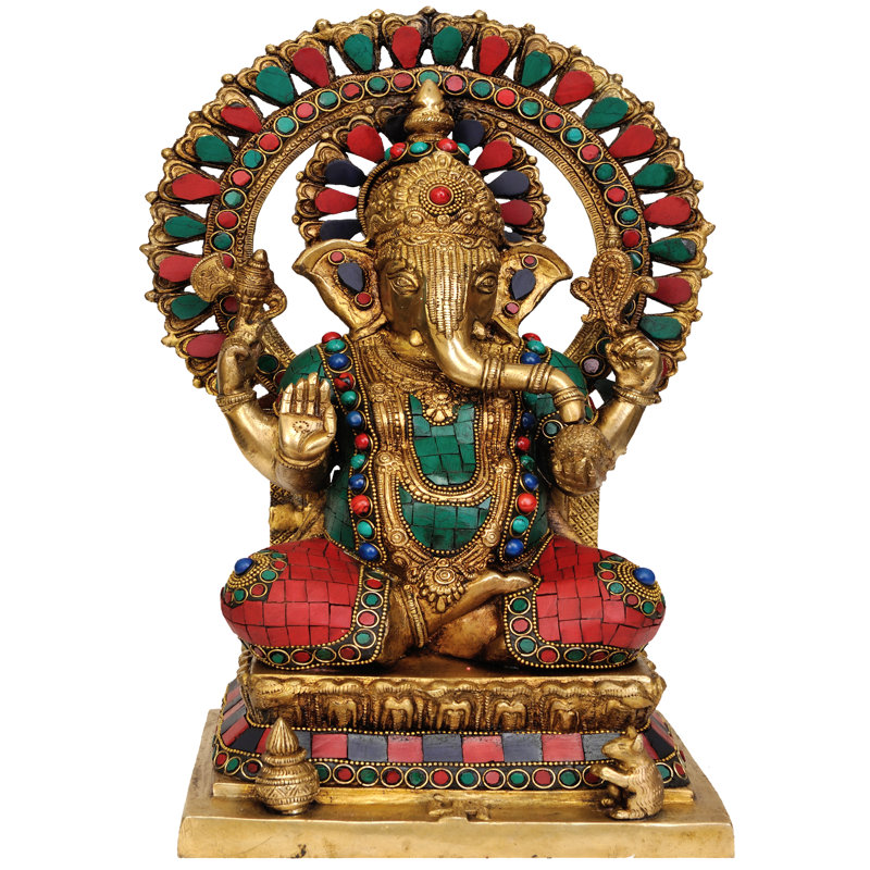 Lord Ganesha sur le trône