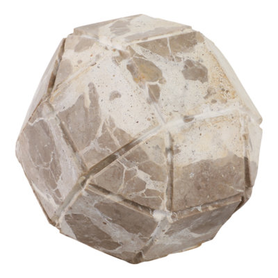 Hershman Pompano Large Beige Marble Sphere