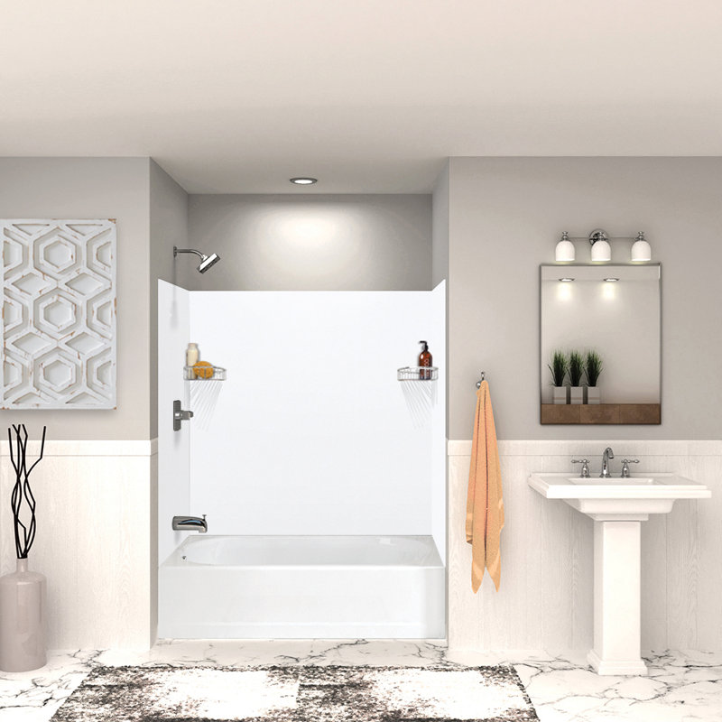 Ensemble de mur de douche unique