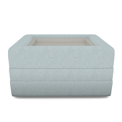 Boyden Ottoman with Wood Tray