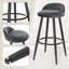 Aaser Upholstered Counter Stool with Metal Frame-990136760