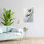 Ethereal Blossoms Abstract Delicate Minimalist Violet Nature Plant Wall Art Print 1 Piece Wrapped Canvas Wall Art-1254965554