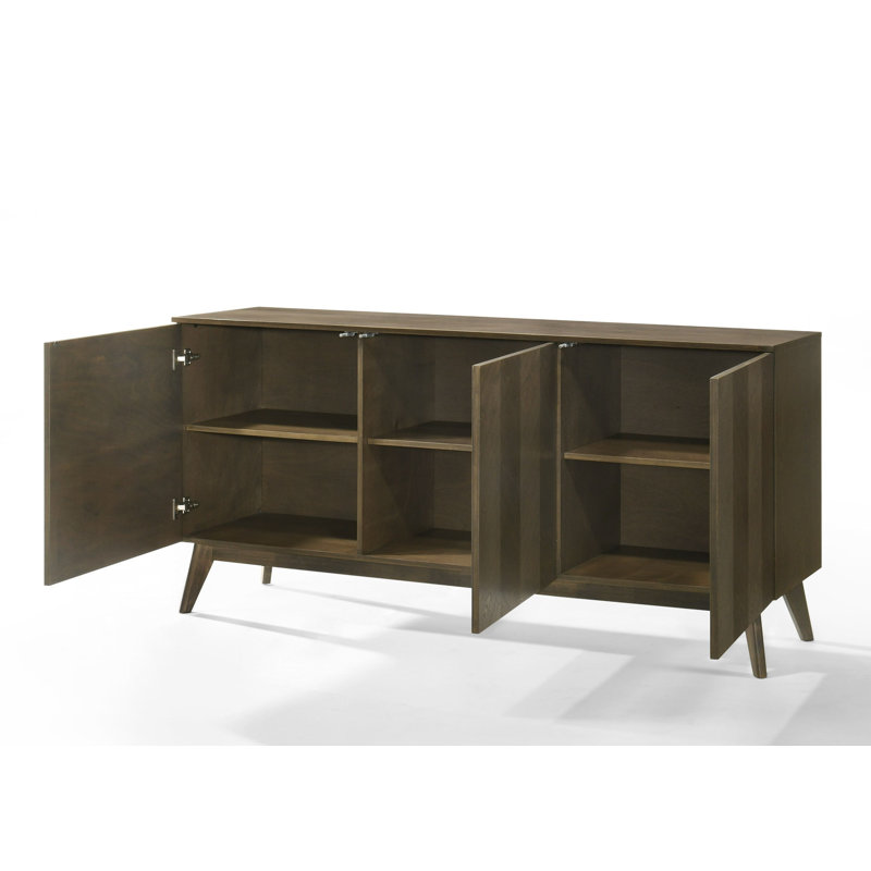 Byrum - Mid-century Modern Wenge Dining Set