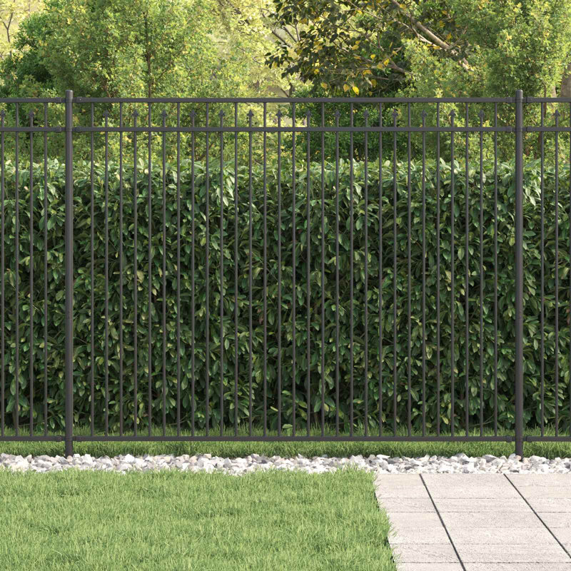 Powder-Coated Steel Fence Panels Included, 200cm H x 200cm W