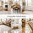 Faye Jute Checkered Area Rug / White & Brown Natural Rugs for Living Room with Cotton Backing-98806685-100315889