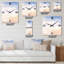 Horloge murale pastel-355686472