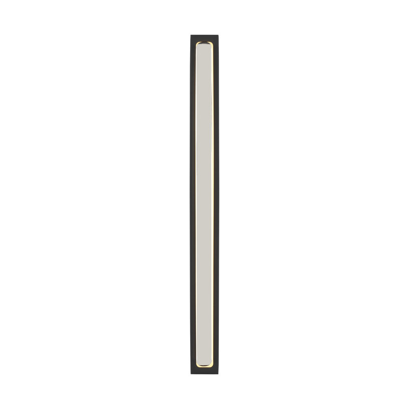 Bloccare 1 - Light LED Vanity Light, 17.9" H x 1.5" W x 1.4" D, Nightshade Black