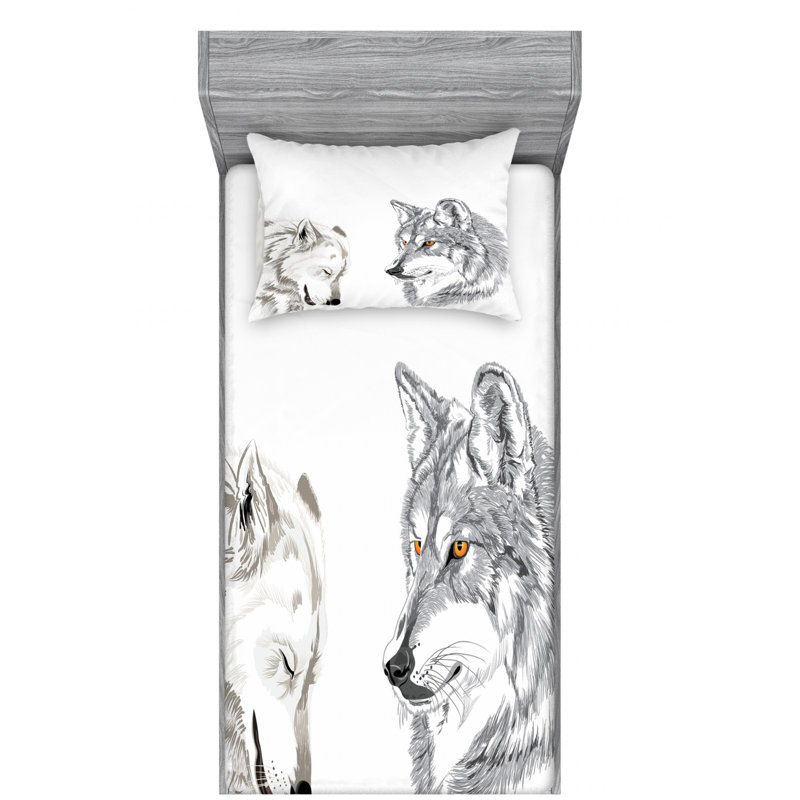 Microfiber Sheet Set, Twin Sheet Set with Fitted Sheet