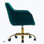 Chaise de bureau en velours-88876302