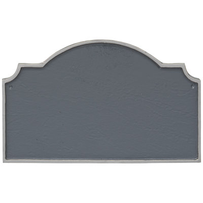 Plaque d’adresse murale sur 1 ligne vanderbilt