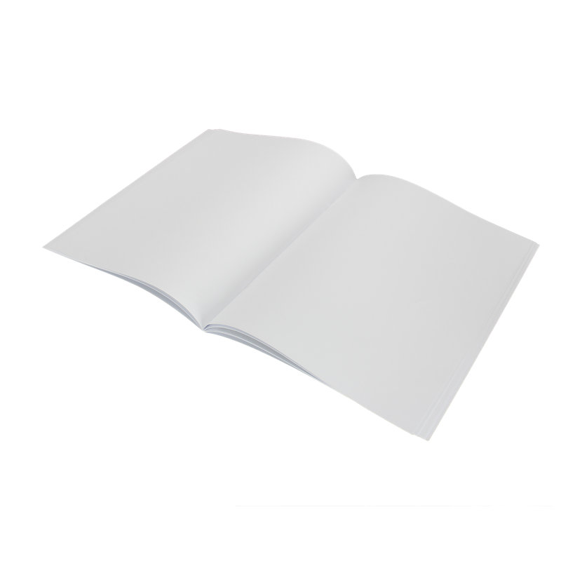 Broché, livre blanc 7 x 8,5 Portrait, ensemble de 12, 7 po x 8,5 po