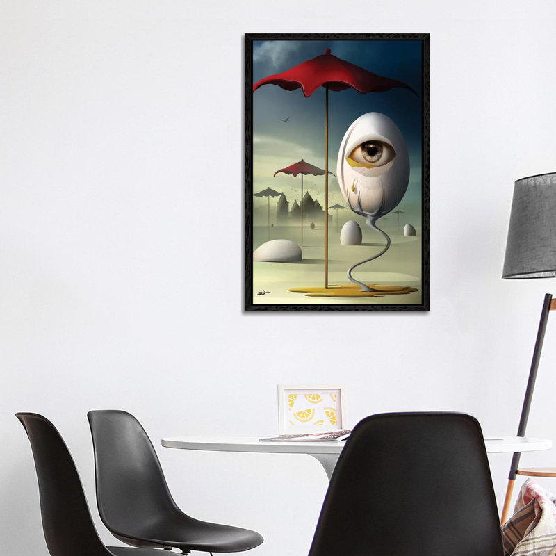 Lágrima (Tear) by Marcel Caram - Print on Canvas, 101.6 cm H x 66.04 cm W, Black Framed