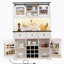 Garde-manger avec tablettes, portes et tiroirs