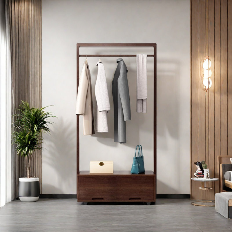 Versatile 360° Rotating Wardrobe with Storage