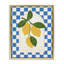 Cadre flottant à carreaux Vibrant Summer Lemons, design par Emily Dumas-2027024241-2027024242