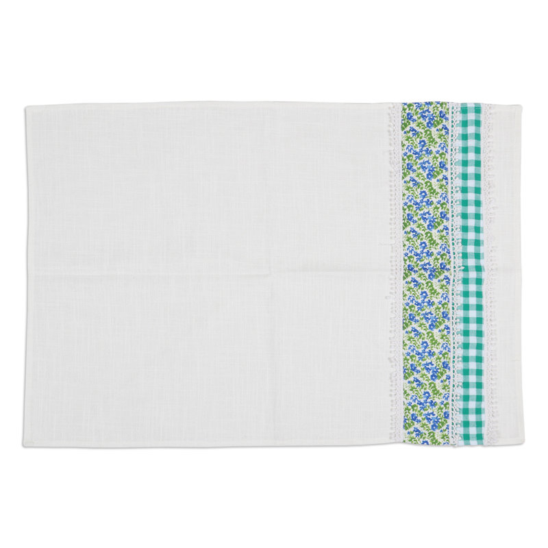 Cotton Floral Jacquard Dish Cloth Kitchen Towel