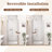 30" W X 72" H Semi-Frameless Circular Pivot Shower Door With 1/4" (6Mm) Thick SGCC Tempered Glass, Shower Door-123698687