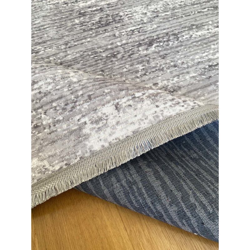 Tapis en coton Tilina avec envers antidérapant, Rectangle 5 pi 3 po x 9 pi 10 po