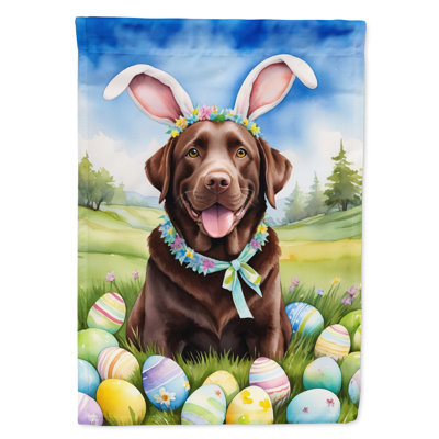 Easter Egg Hunt Double Sided 40'' H x 28'' W Polyester Easter House Flag