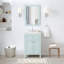 Ensemble de meuble-lavabo simple autoportant 24 po avec comptoir et lavabo Juniper-1096789568