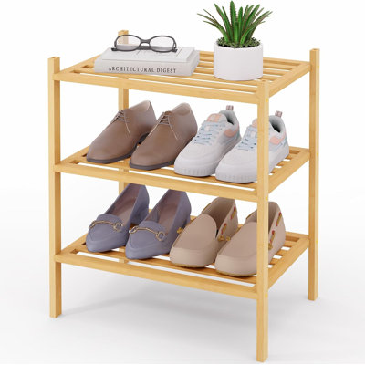 Bamboo Shoe Rack