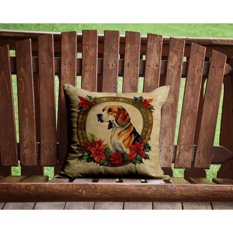 Coussin Christmas, 14 po x 14 po, Carré