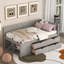 Lit de jour double avec tiroirs et tablettes-635002392-634923673