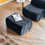 Chaise d'appoint rembourrée avec repose-pieds pour le salon, la chambre à coucher-801296864
