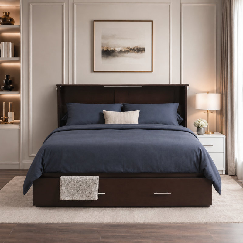 Lit escamotable Night & Day Furniture Sagebrush, Chocolate