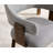 Modern 5-Piece Oval Brown Dining Set With Upholstered Chairs With Backrest And Armrests, Fit For 4 People-513743667