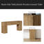 Table d'appoint rustique, console élégante en bois