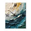 Horloge murale Teal Cream-890649230