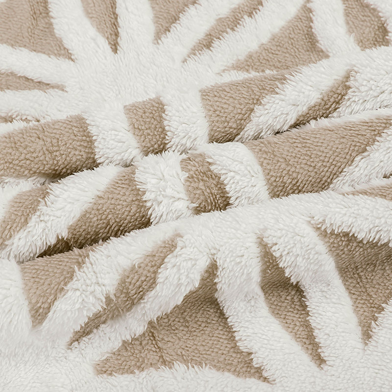 Balthasar Throw Blanket, W150 x L200cm, Latte