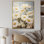 «White Daisy Fields Elegance I», reproduction sur toile